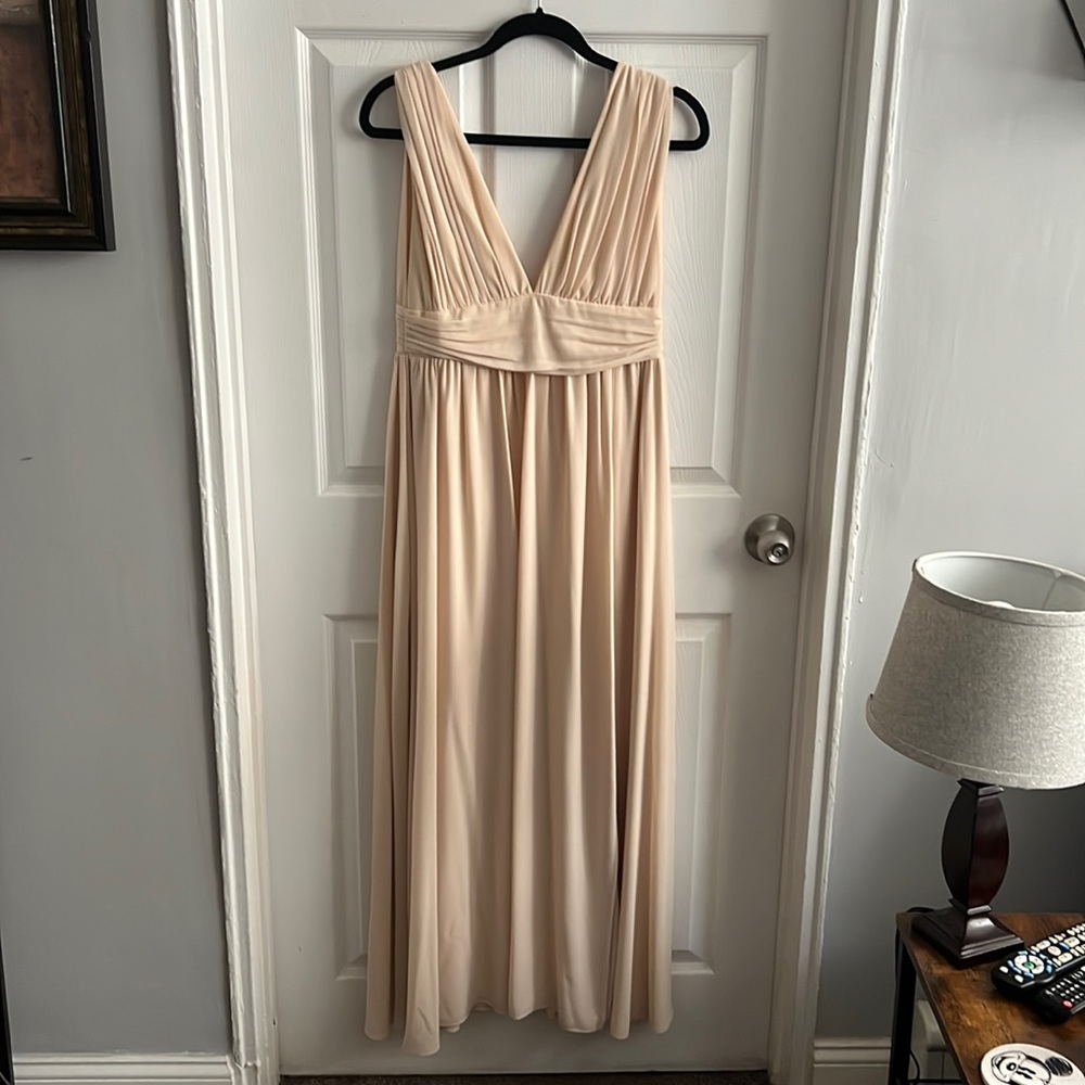Heavenly Hues Cream Maxi Dress